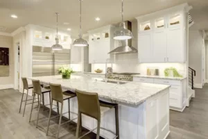 A large kitchen in a home for sale located in Fargo ND. Cass County North Dakota