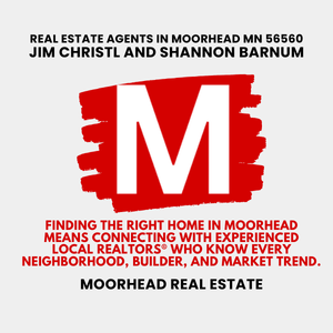 Modern Market REALTORS® logo representing Jim Christl and Shannon Barnum, experienced real estate agents in Moorhead, Minnesota (56560).