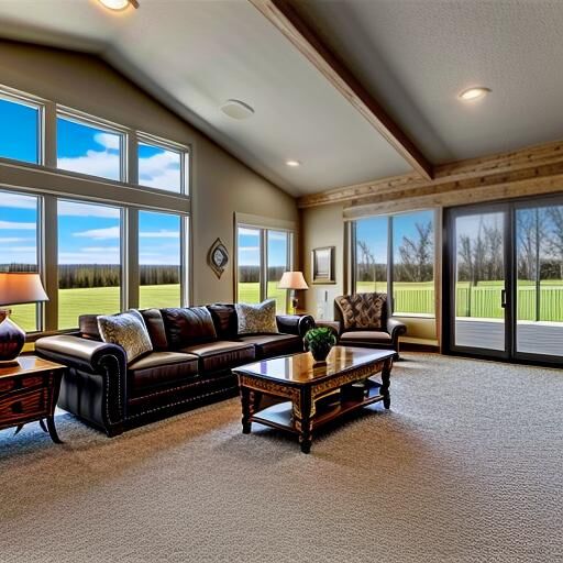 Luxury Living room in Horace, ND